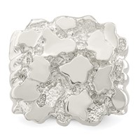 Sterling Silver Men's Nugget Ring view 5