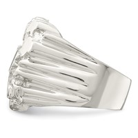 Sterling Silver Men's Nugget Ring view 4