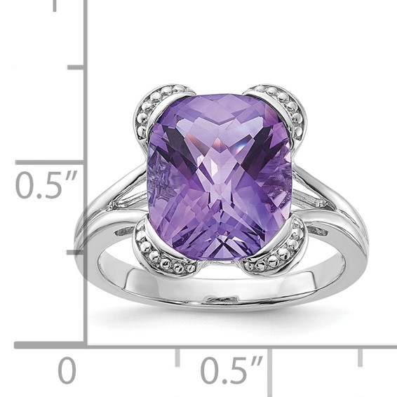 Sterling Silver Amethyst Ring