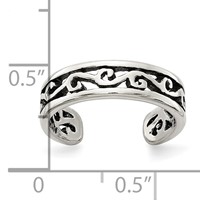 Sterling Silver Toe Ring view 3