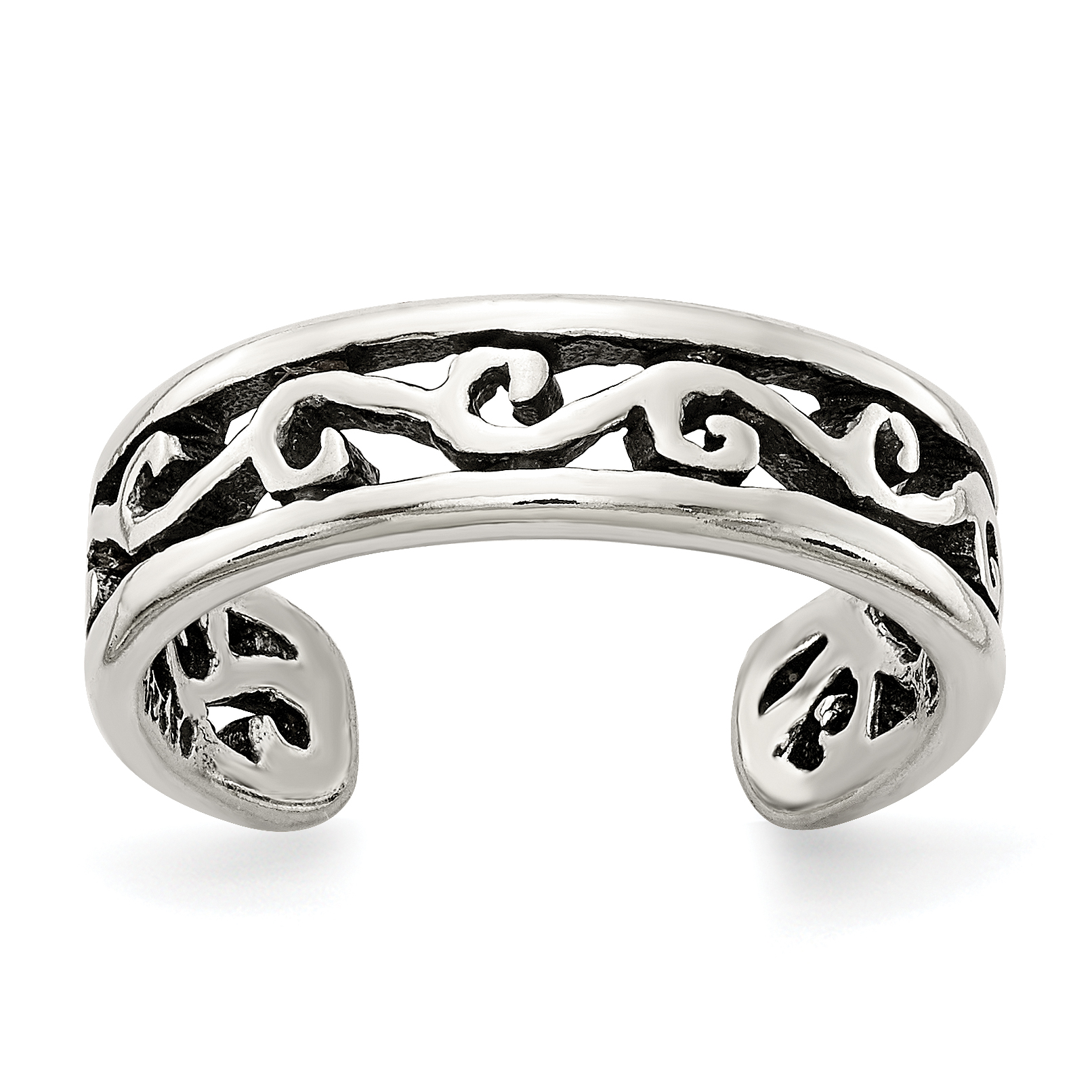 Sterling Silver Toe Ring (QR470)