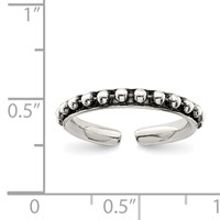 Sterling Silver Toe Ring view 3