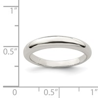 Sterling Silver Stackable Band view 3