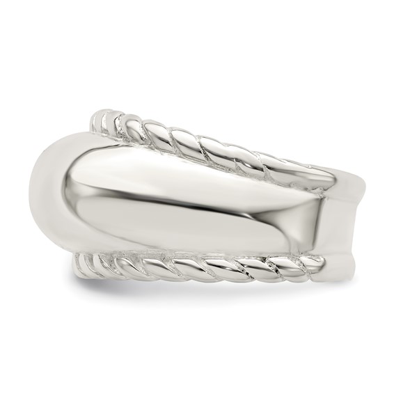 Sterling Silver Twisted Dome Ring