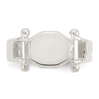 Sterling Silver Fancy Signet Ring view 5