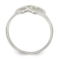 Sterling Silver Heart Ring view 2
