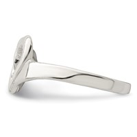 Sterling Silver Heart Ring view 4
