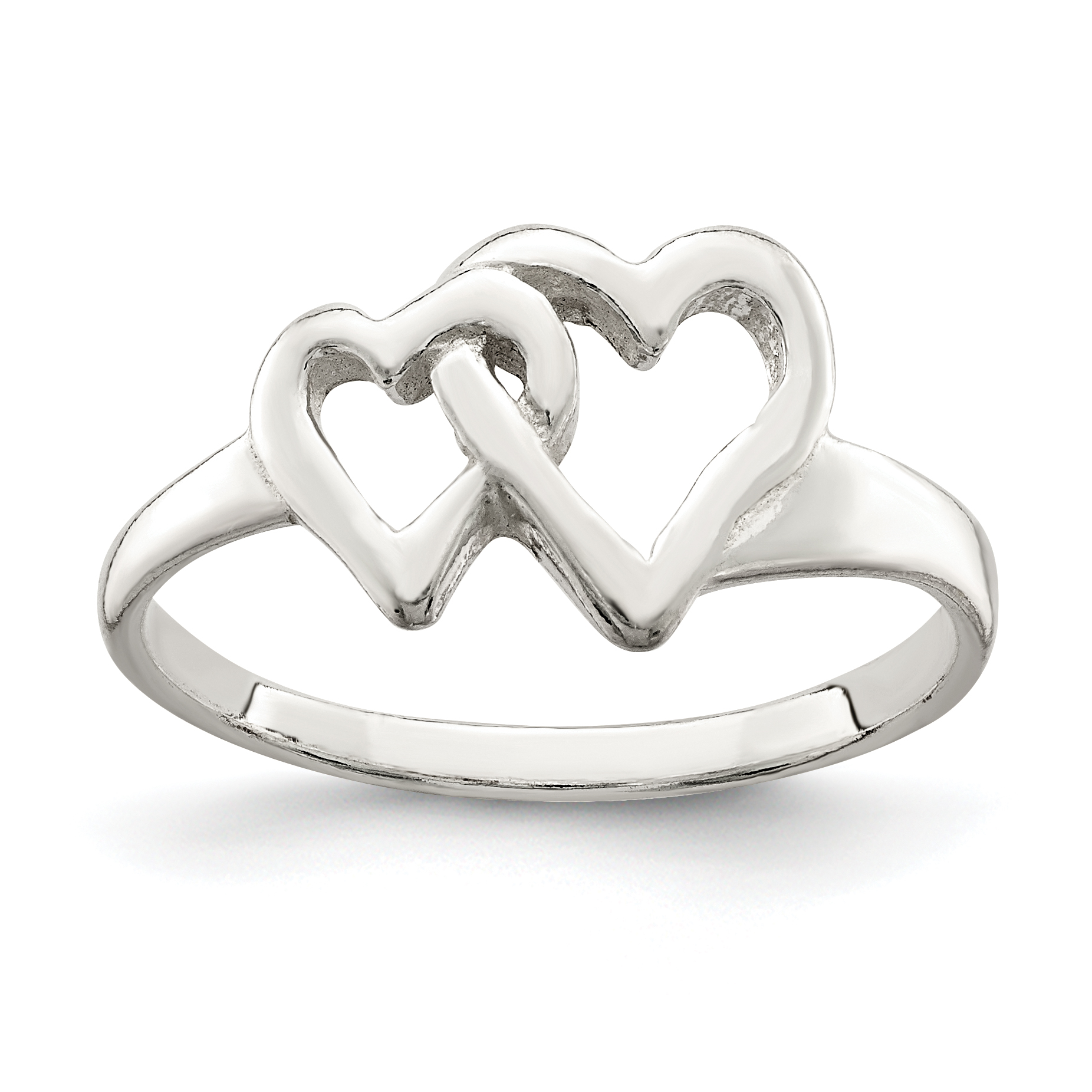 Sterling Silver Heart Ring (QR603-6)