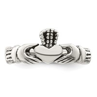 Sterling Silver Claddagh Toe Ring view 5