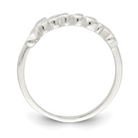 Sterling Silver Polished 'Faith' Ring view 2