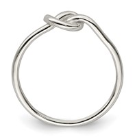 Sterling Silver Polished Knot Ring view 2