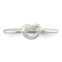 Sterling Silver Polished Knot Ring view 5