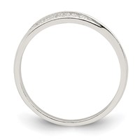 Sterling Silver CZ Ring view 2