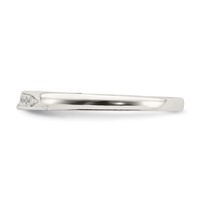 Sterling Silver CZ Ring view 3