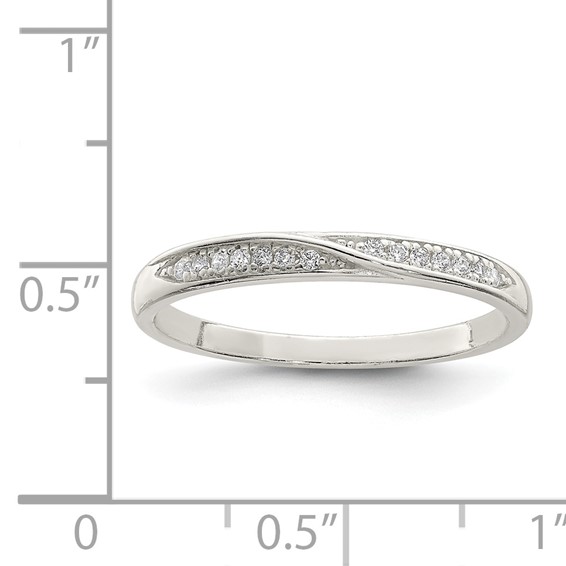 Sterling Silver CZ Ring