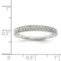 Sterling Silver CZ Ring view 4