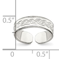 Sterling Silver Toe Ring view 3