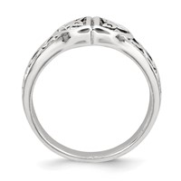 Sterling Silver Polished Fancy Ring view 2