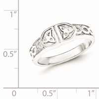Sterling Silver Polished Fancy Ring view 3