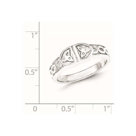 Sterling Silver Polished Fancy Ring