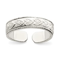 Sterling Silver Toe Ring view 1
