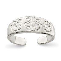 Sterling Silver Toe Ring view 1