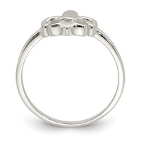 Sterling Silver Polished Fleur De Lis Ring view 2