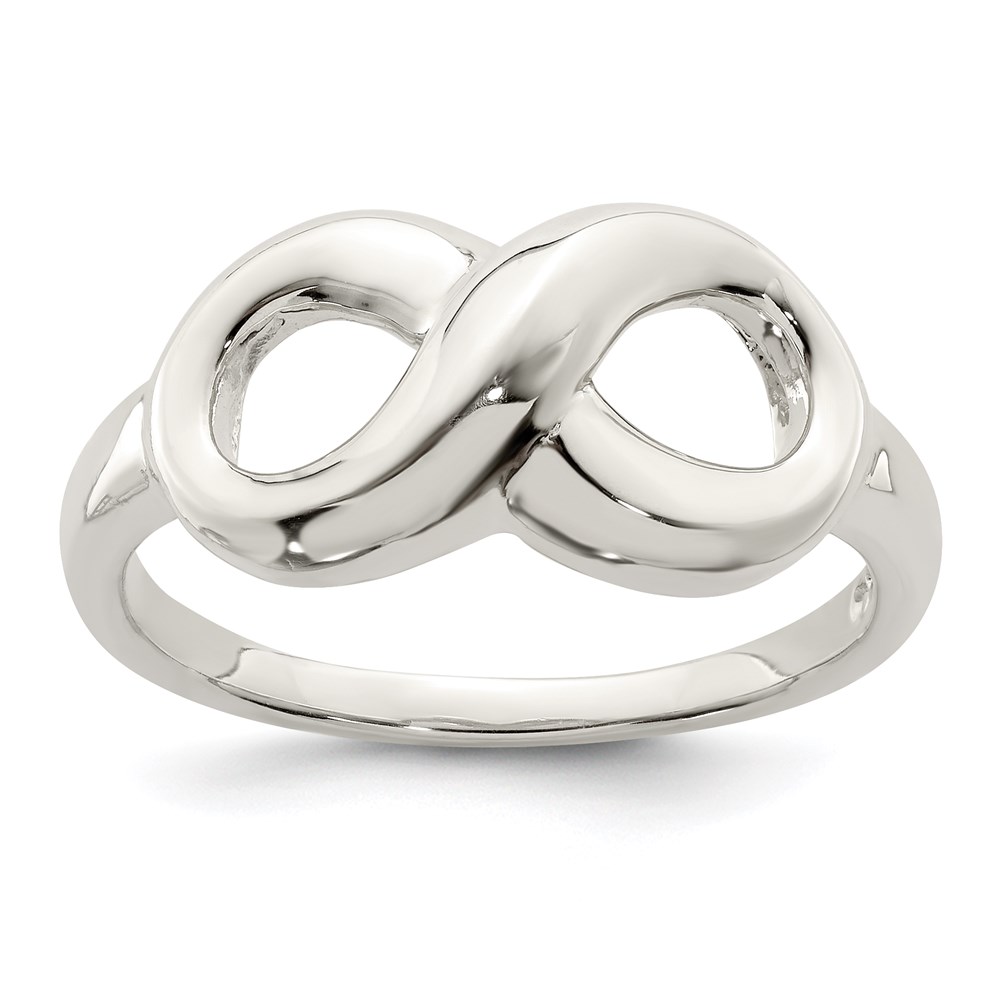 Sterling Silver Polished Infinity Ring