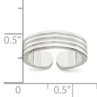 Sterling Silver Toe Ring view 3