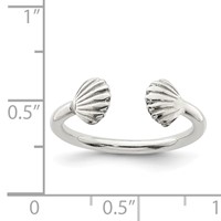 Sterling Silver Shell Ring view 4