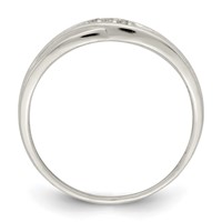 Sterling Silver CZ Ring view 2