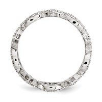 Sterling Silver CZ Ring view 2