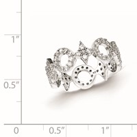 Sterling Silver CZ Ring view 3