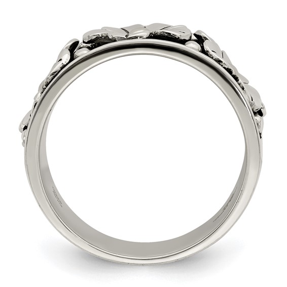 Sterling Silver Antiqued w/ 14k Gold Centers Daisy Ring