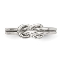 Sterling Silver Love Knot Ring view 4