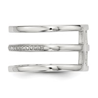 Sterling Silver Diamond Accent Ring view 3