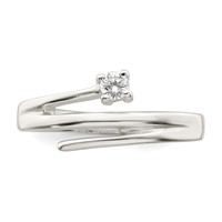 Sterling Silver CZ Ring view 4