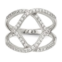 Sterling Silver CZ Ring view 4