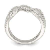 Sterling Silver CZ Ring view 2