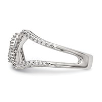 Sterling Silver CZ Ring view 3
