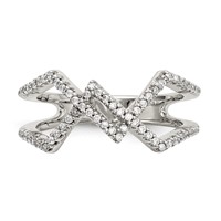 Sterling Silver CZ Ring view 4