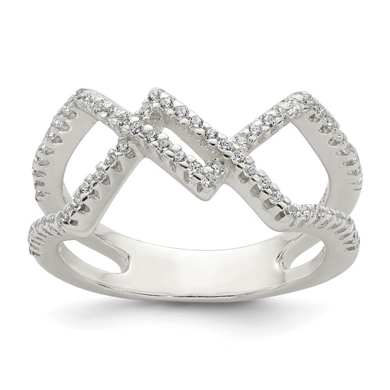 Sterling Silver CZ Ring