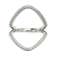 Sterling Silver CZ Ring view 1