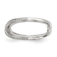 Sterling Silver Diamond Accent Ring view 3