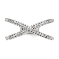 Sterling Silver Diamond Accent Ring view 4