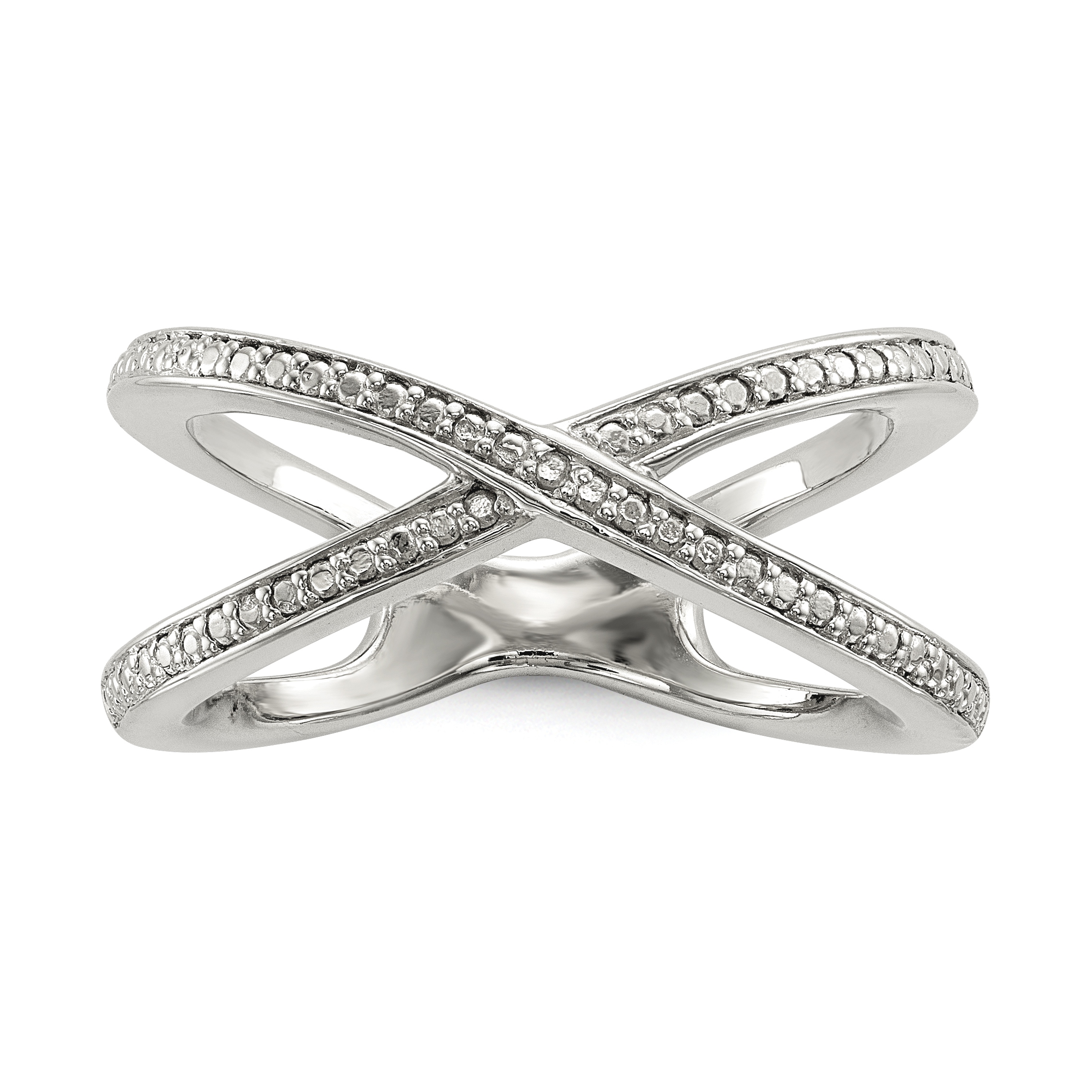 Sterling Silver Diamond Accent Ring (QR6674-6)