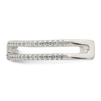 Sterling Silver CZ Ring view 3