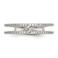 Sterling Silver CZ Ring view 4