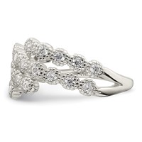 Sterling Silver CZ Ring view 3