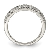 Sterling Silver CZ Ring view 2
